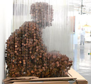 Invisible sculpture from Homelessness series by Raymond Waters 2015